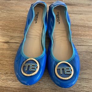 Tosca Blu Patent Leather Ballet Flats
